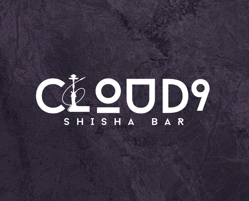 Hookah with neon light trails